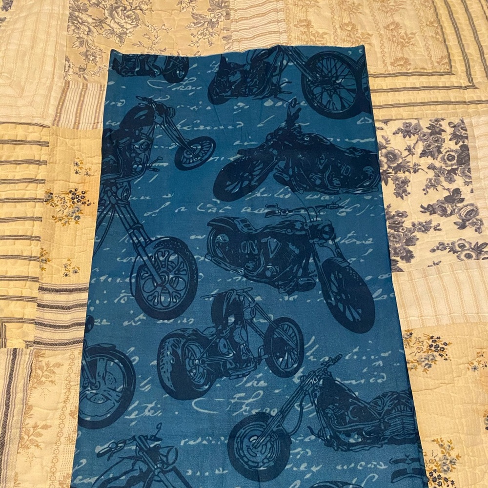 Blue motorcycle neck gaiter